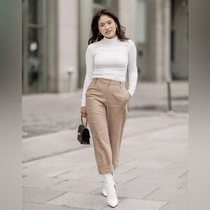 ZARA Cropped Dress Pants